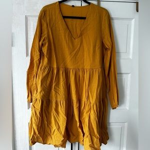 Yellow Dress with Pockets